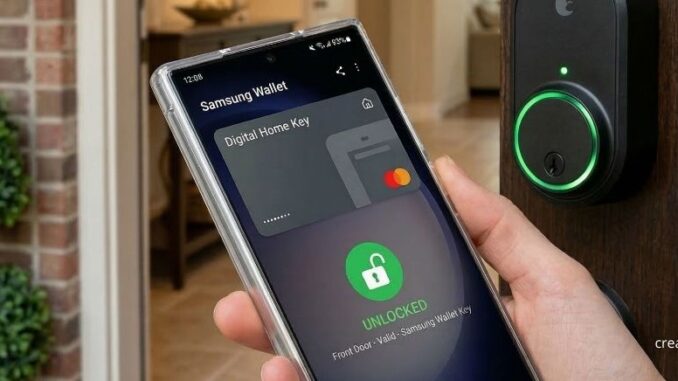 Samsung lanza tecnología para abrir puertas desde celulares